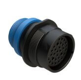 Thermoplastic DIP Connector offering multiple terminal options engineered for in temperature ranges minus 55 to plus 125 degrees Celsius